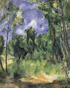 Paul Cezanne forest oil painting reproduction